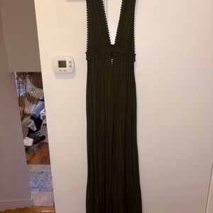 Lulus Dark Green Maxi Dress
